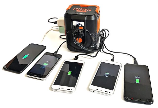 2点セットポータブル電源・折り畳みソーラーパネル 車中泊 キャンプ　アウトドア ...