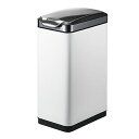 ホワイト色 タッチビン30Lティナタッチビン 自動開閉 ダストボックス ごみ箱ステンレスふた付き センサー式ゴミ箱EKO JAPAN 正規販売店EK9177MT-30L-WH ホワイト色