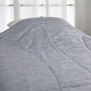 本麻肌掛けふとん ・近江麻シングルサイズ 約140×200cm柔らかな肌触りロマンス小杉5410-4800-2750 ネイビー色