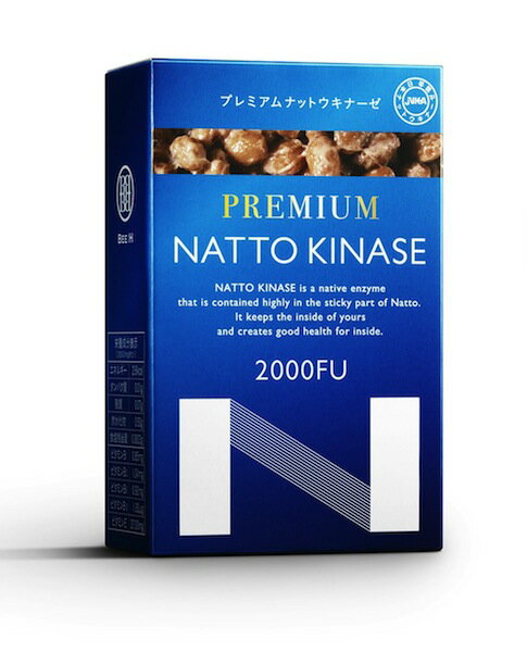1箱60粒入り 題成分納豆キナーゼ酵素にビタミン類をプラスした栄養補助食品プレミアムナットウキナーゼ株式会社ビー・エッチ