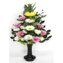 水上約45cm造花 お供花 仏花 お供え花 仏壇花 お仏壇用にびしゃく色 花添G 1本 水上約45cm K-0109