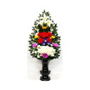 水上約60cm造花 お供花 仏花 お供え花 仏壇花 お仏壇用に びしゃく付き 花添B 1本水上約60cm K-0104