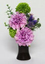 水上約13cm水下約8cm 花器なし造花 お供花 仏花 お供え花 仏壇花 お仏壇用にアレンジ花 1本K-1160
