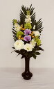 水上約50cm水下約18cm 花器なし造花 お供花 仏花 お供え花 仏壇花 お仏壇用に常咲花A K-2001