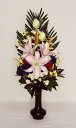 水上約50cm水下約18cm 花器なし造花 お供花 仏花 お供え花 仏壇花 お仏壇用に常咲花B K-2002
