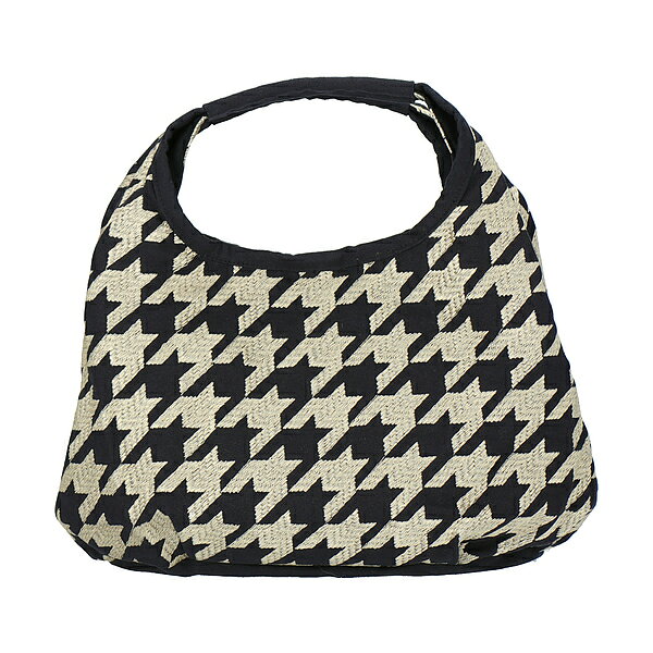 樂天商城 - 京都くろちく/link ミニ ラウンドバッグ/千鳥格子 黒/21906406