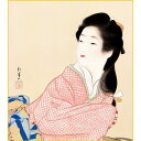 特色工芸色紙1枚 松園名画選 娘深雪 作:上村松園 K10-010