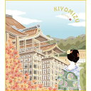 特色工芸色紙1枚 ご当地土産色紙 京都 清水寺 秋景2 作:洋美 K20-028
