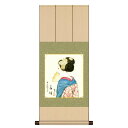 竹下夢二:作 「 舞姫 」 八坂緞子色紙掛・特色工芸色紙1枚セット NY2YAC-001