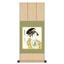 喜多川歌麿:作 「 道成寺 」 八坂緞子色紙掛・特色工芸色紙1枚セット UB2YAC-001