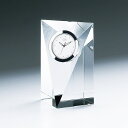 10個から名入れ注文OKプリズム クロック(M) 置き時計グラスワークス ナルミ記念品 GW1000-11009