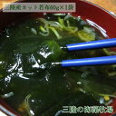 三陸産乾燥カットわかめ60g(60g×1袋) 若布 国産 乾燥 ワカメ wakame seaweed