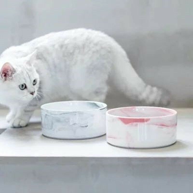 ペットボウルマーブルピンクマーブル...