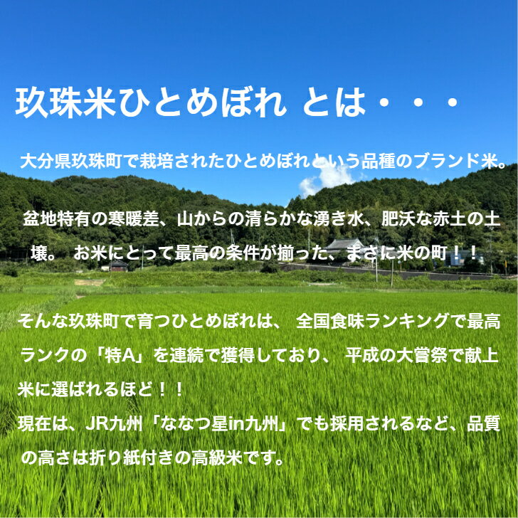ひとめぼれ 5kg 大分県産 玖珠米 令和7年産 米 農家直送 白米5キロ 無料精米 米5k ...