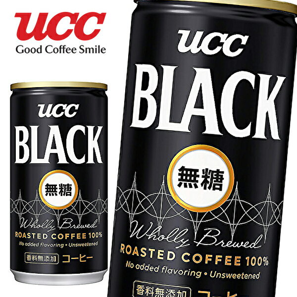 UCC 上島珈琲 ブラック 無糖 185g缶×30本入 UCC BLACK
