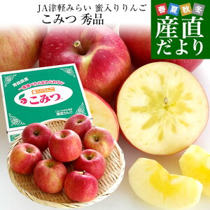 青森県より産地直送 JA津軽みらい 蜜入りりんご「こみつ」 秀品 2キロ (8玉から11玉) 送料無料 林檎 りんご