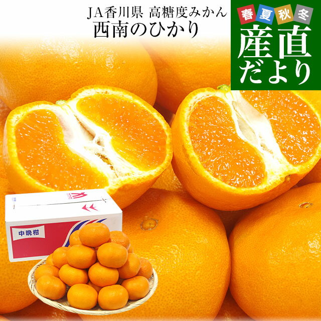 香川県より産地直送 JA香川県 高糖度みかん「西南のひかり」2LからMサイズ 5キロ (25から35玉前後) 送料無料 みかん 蜜柑 新品種 糖度13度前後 讃岐 さぬきのサムネイル