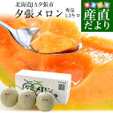 北海道より産地直送 JA夕張市 夕張メロン 秀品 3玉(1.3キロ×3玉) 送料無料ゆうばり 夕張キング めろん