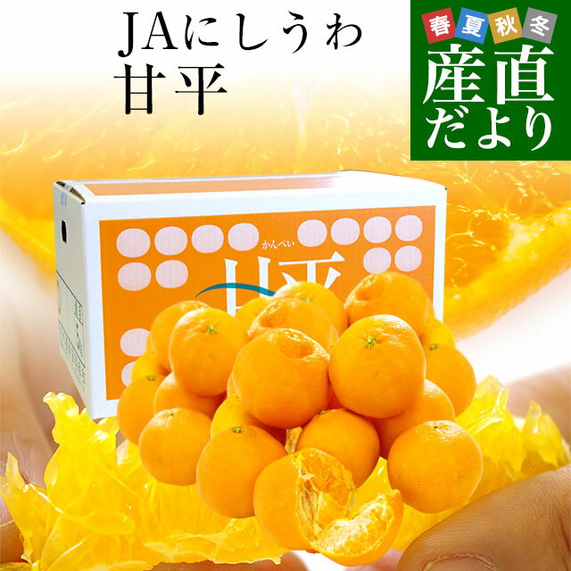 【2024年発送】愛媛県より産地直送 JAにしうわ 甘平 (かんぺい) 良品 3LからLサイズ 5キロ (16玉から28玉) 送料無料カンペイ 西宇和のサムネイル