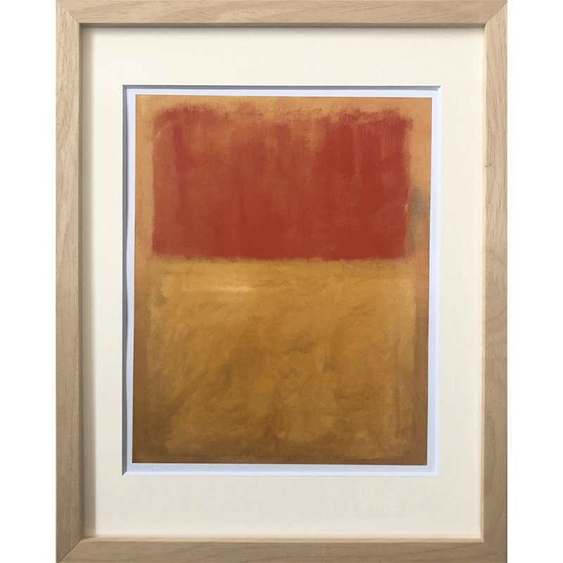 ★ PT10倍還元 ★【bicosya/美工社】 Mark Rothko/マーク ロスコ/ アートフレーム Orange and Tan 1954《/絵画/おしゃれ/御祝/絵/壁掛/ポスター／アート/芸術/美術/教材/ピクチャー/飾り/インテリア/ポップアート/》