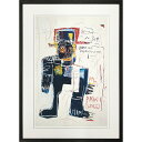 ★ PT10倍還元 ★【bicosya/美工社】アートフレーム バスキア Jean-Michel Basquiat Irony of Negro Policeman,《/絵画/おしゃれ/御祝/絵/壁掛/ポスター／アート/芸術/美術/教材/ピクチャー/飾り/インテリア/ポップアート/》