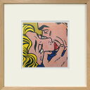 ★!PT10倍還元!★ 【bicosya/美工社】Roy Lichtenstein/ロイ・リキテンシュタイン Kiss V《/絵画/おしゃれ/御祝/絵/壁掛/ポスター／アート/芸術/美術/教材/ピクチャー/飾り/インテリア/ポップアート/》