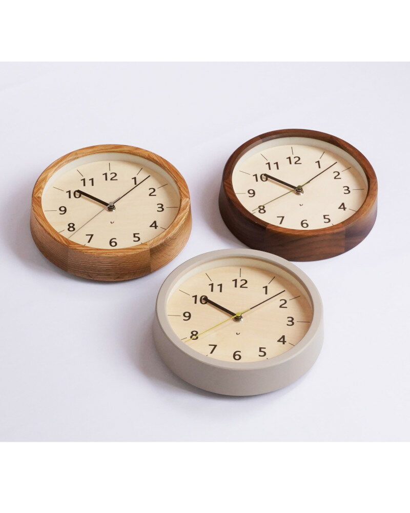 ★!PT10倍還元!★ 【INTERZERO/インターゼロ】電波時計 ちいさな木の実のかけ時計《電波時計/掛け時計/木製/スイープセコンド/音がしない》