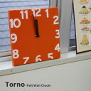 ★!PT10倍還元!★【PalaDec/パラデック】Torno Wall Clock トルノ フェルト ウォールクロック《手作り/日本製/張り掛け時計》