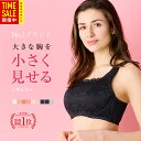 高評価★4.45【20週連続 週間ランキング1位受賞】胸を小さく見せるブラ 　胸が大きくて諦めていた服がすっきり！ 着るだけで美しいシルエット 小さく見えるブラ 脇肉 背中 スッキリ 脇高 設計 補正 補正下着 着痩せブラ 和装ブラ ルルスマートブラ　レギュラー