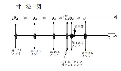 【先着順クーポン配布中】第一電波工業 A350S5 基地局用 5エレメント八木アンテナ ...