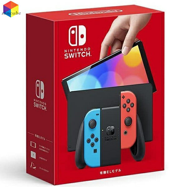 任天堂■Nintendo Switch 有機ELモデル ニンテンドー スイッチ Joy-Con(L) ／(R) ネオンブルー 任天堂他店舗印