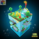 MINECRAFT マインクラフト風 ブロック おもちゃ 水の城 898PCS　地底世界 レゴ互換 ブロック LEGOブロック レゴブロック 互換 レゴ 子供 レゴ クリスマス プレゼント レゴマインクラフト　水城 3