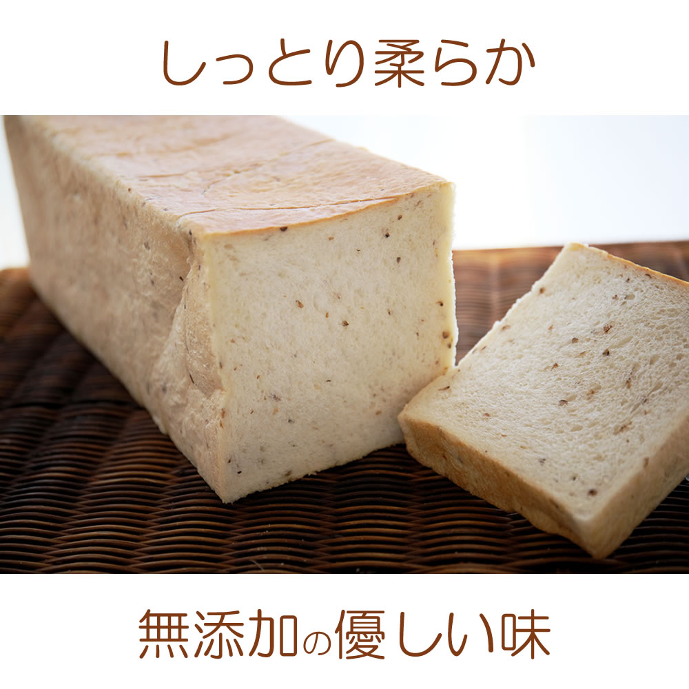 玄米入り食パン（3斤）/※鮮度保持ができない為、北海道・沖縄・離島へはお届けできません 海の町のパン屋さん 藻塩使用 ふんわりしっとり 保存料無添加 3