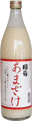 ●【入手困難・6本限り】1箱6本組もあり凄すぎる！あまさけ『まさにこれは、飲む点滴。』防腐剤・糖類を使用しておりません。福岡県　【篠崎】国菊　甘酒 　あまざけ 　ノンアルコール 　900mlあまさけを飲んで夏バテ知らず。