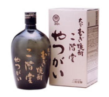 麦焼酎 ●【「やつがい」は「吉四六　きっちょむ」の最高級品の30度物（吉四六は25度）】 約3年間じっくりと長期熟成【超レアな焼酎・地元・大分県でも入手困難！】プレミアム焼酎　麦焼酎　二階堂（にかいどう）やつがい 瓶入り　30度　720ml　46