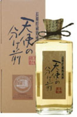 【父の日】いつもよりワンランク上で乾杯！楽天市場内稀少品琥珀色の長期貯蔵熟成プレミアム焼酎「百年の孤独」も超える逸品！※専用化粧箱入り【山都酒造】長期貯蔵熟成麦焼酎天使の分け前（てんしのわけまえ）38度 720mlのサムネイル