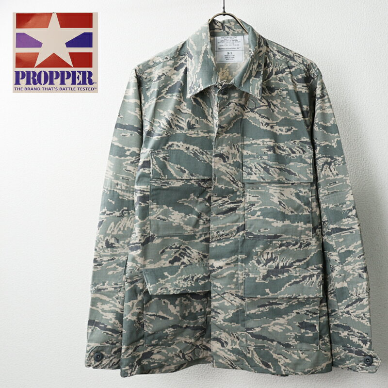 US.空軍ABU迷彩ジャケット US.PROPPER社MADE 米軍 U.S. 新品 放出品 空軍 エアフォース ミリタリージャケット コンバット プロパー エスアンドグラフ