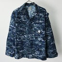 US. NAVY Digital Camo Type-1 NWUジャケット《実物・USED》 US 米軍 本物 海軍 ネイビー 軍物 サープラス 放出品 迷彩ブルー 青 メンズ 軍パン ジャケット ワッペン BDU 作業着 丈夫 厚手 メンズ エスアンドグラフ