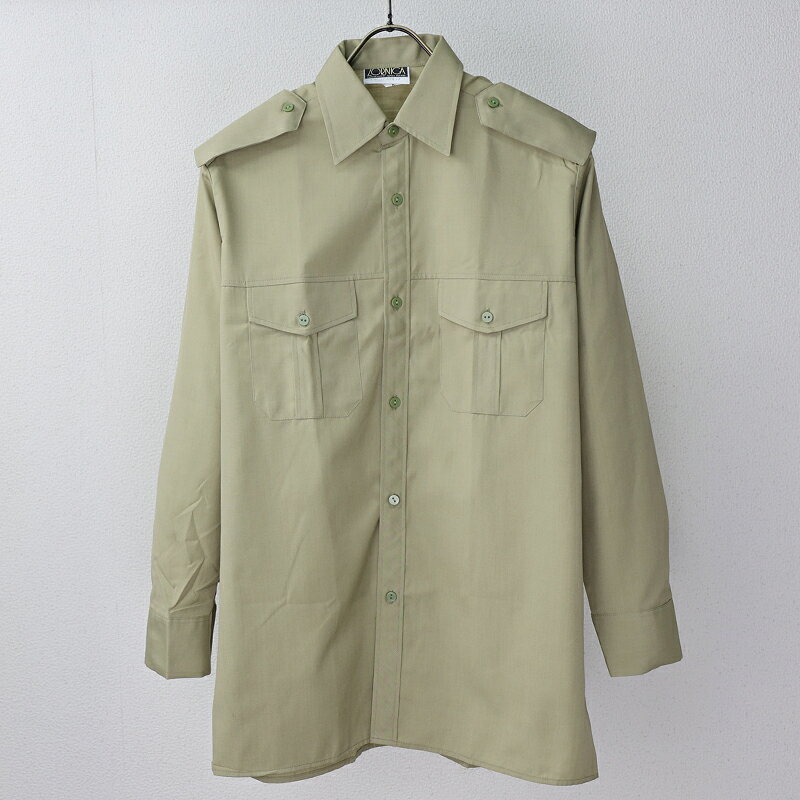 Rakuten - スロバキア軍. 陸軍用カーキシャツ実物・新品(未使用品)》　スロバキア カーキ ポケット付き 肩章 ワイシャツ シャツ 制服 ミリタリー 軍物 軍物 サープラス 男性用 紳士用　エスアンドグラフ
