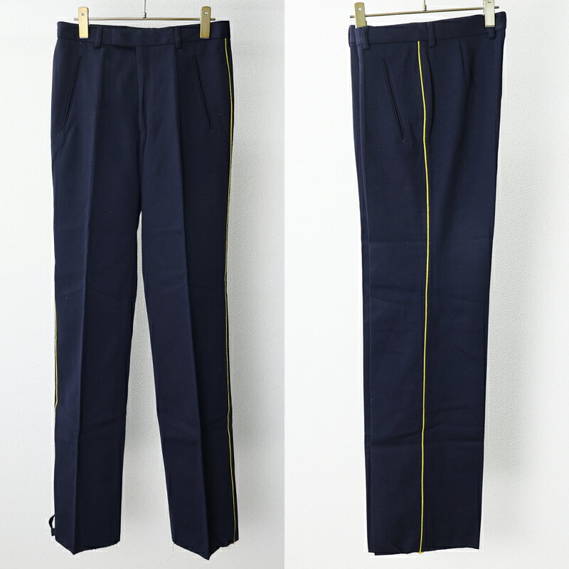 Rakuten - フランス軍. イエローライン入りスラックス[厚手生地]《実物・未使用品(新品)》　仏軍 フランス 本物 新品 制服 サイド ライン 側線 軍 軍モノ メンズ　エスアンドグラフ