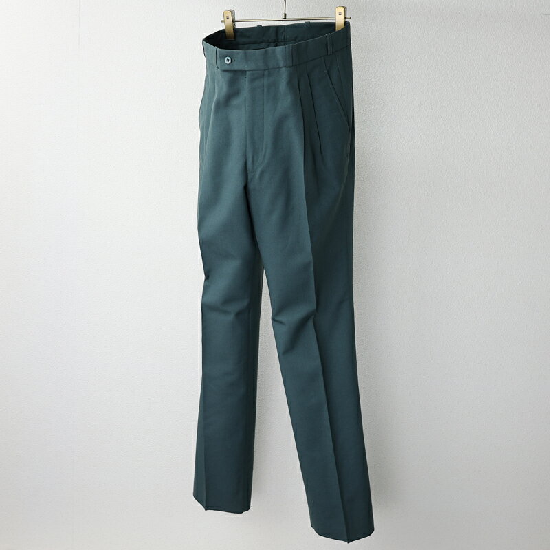 Rakuten - スウェーデン軍. 空軍 制服用スラックス[グリーン]《実物・新品(未使用品)》　スウェーデン SE 新品 デッドストック メンズ 制服 仕事 ウール ズボン 厚手 軍モノ グリーン 　エスアンドグラフ