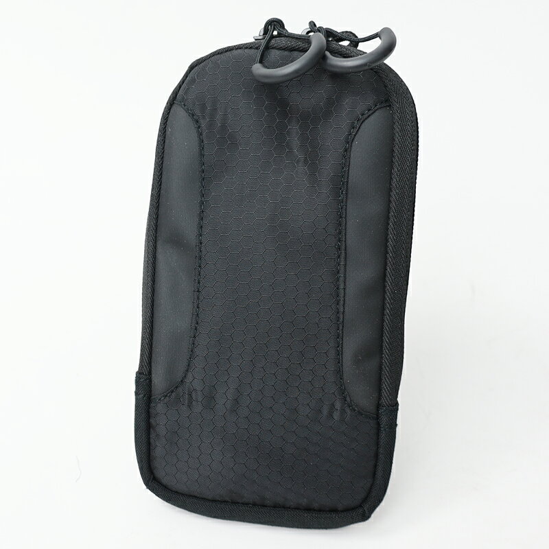 Rakuten - 2Tスマホポーチ[ブラック] 　ポーチ 携帯 スマホ カバー ケース 持ち運び ぶら下げる ウエストポーチ 黒 ミリタリー　エスアンドグラフ