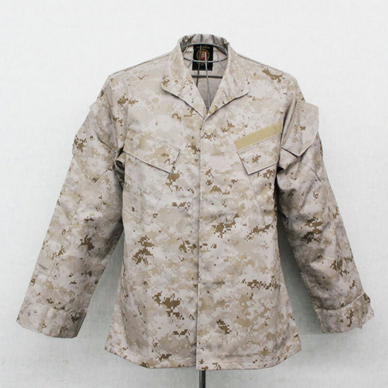 Rakuten - US. MC型(海兵隊用)バトルジャケット[ピクセルデザート 1701]　米軍 アメリカ軍 USMC 新品 軍モノ 軍用 ミリタリー デザート 砂漠 迷彩 カーキ デジタル マーパット 戦闘服 迷彩服　エスアンドグラフ