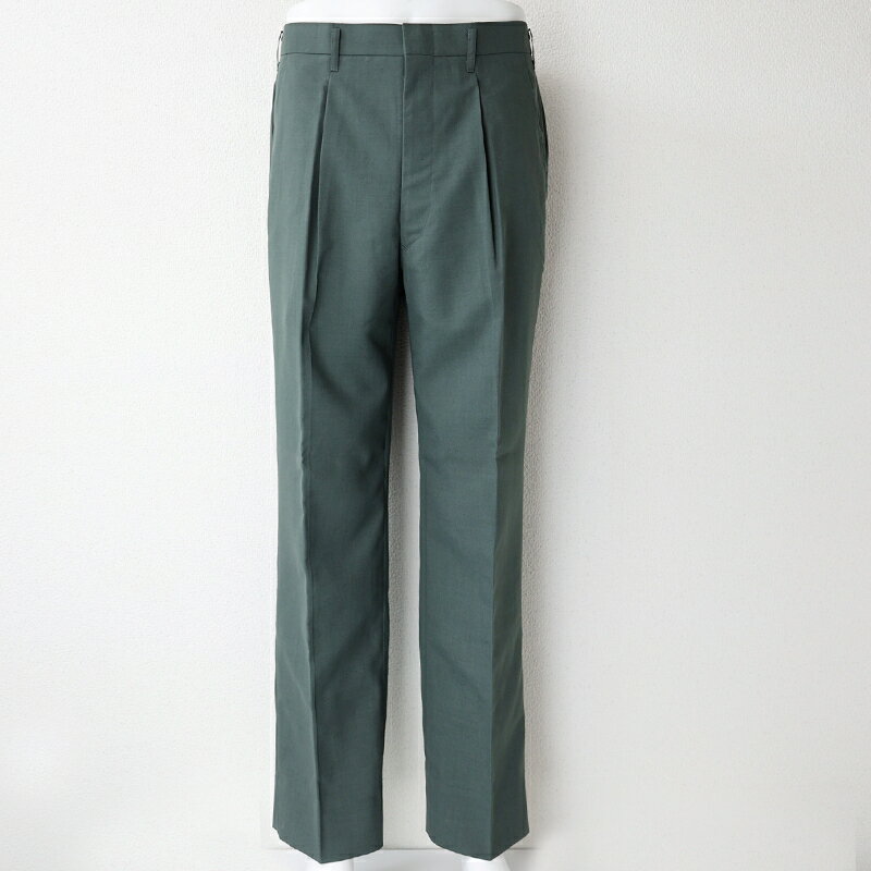 Rakuten - 陸上自衛隊 . 91式 夏用トラウザーズ [麻混]　陸自 制服 緑 グリーン スラックス ズボン パンツ スーツ ビジネス 薄手　エスアンドグラフ