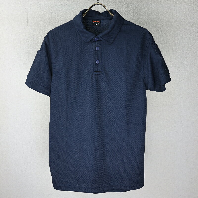 MAXTACS US. タクティカル Poloシャツ[ネイビーブルー]　US アメリカ ミリタリー ...