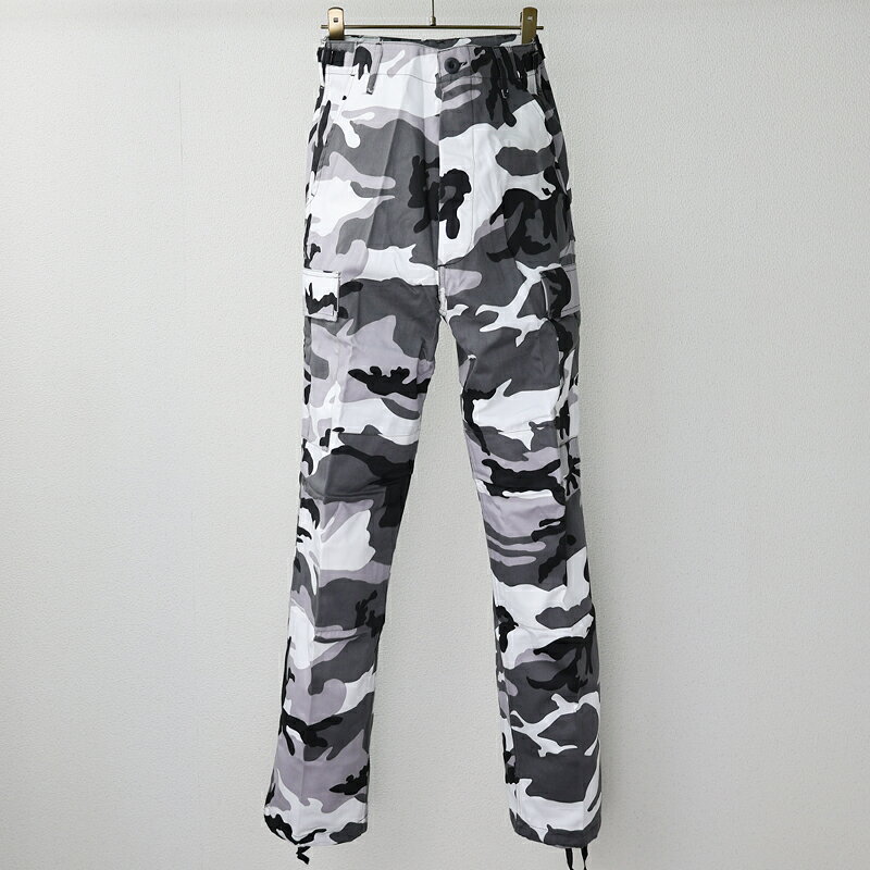 Rakuten - US. BDUパンツ [ニューシティ]　　米軍 アメリカ軍 新品 軍モノ 軍用 ミリタリー 迷彩 白黒 シティ アーバン 6ポケット カーゴパンツ ズボン トラウザーズ 戦闘服 迷彩服 　エスアンドグラフ