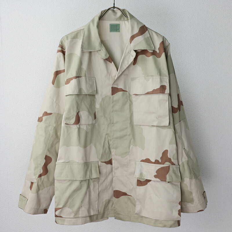 Rakuten - US. BDUジャケット [3カラーデザート] ノンリップ生地　米軍 アメリカ軍 新品 軍モノ 軍用 ミリタリー 迷彩 カーキ 砂漠 ニューデザート 戦闘服 迷彩服 4ポケット　エスアンドグラフ