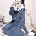 セーラー服 女子高生 スクール制服 学生清純 コスプレ 衣装 上下セット 上衣 スカート春夏秋短袖長袖ハイソックス付属