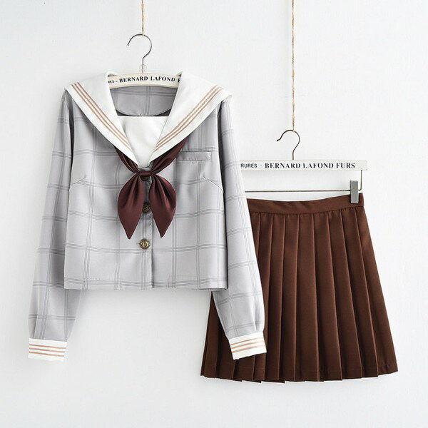 セーラー服 女子高生 スクール制服 学生清純 コスプレ 衣装 上下セット 上衣 スカート春夏秋短袖長袖ハイソックス付属