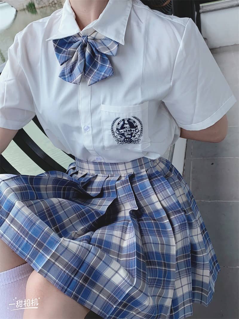 新作 セーラー服 女子高生 スクール制服 学生清純 コスプレ 衣装 上下セット 上衣 スカート春夏秋短袖長袖ハイソックス付属